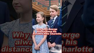 Why does George always keep his distance from Charlotte #princegeorge #princesscharlotte