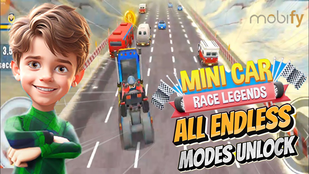 All Endless Levels Unlocked | Mini Car Racing | Mobify