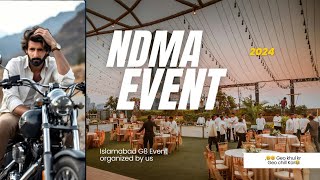 'NDMA Event Management Journey | Faizy Black’s Leadership Role' vlog(1) on Day 2.   