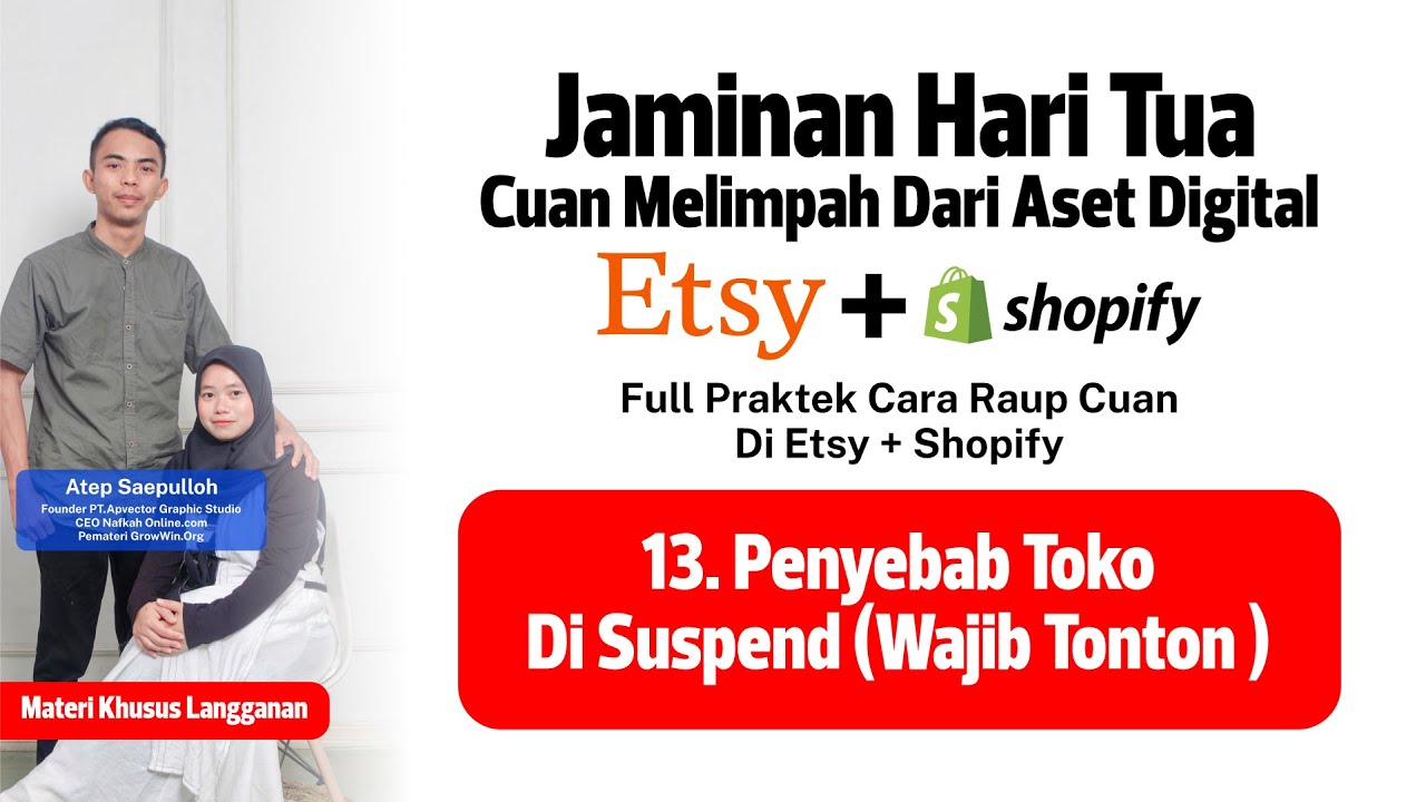 13  Penyebab Toko etsy Di Suspend Wajib Tonton