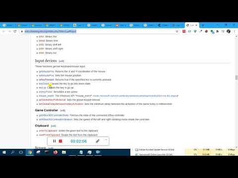 Mouse and Keypress simulation using Cheat Engine Lua Scripting