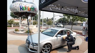 Turlock residents drive-thru to say goodbye to retiring chief