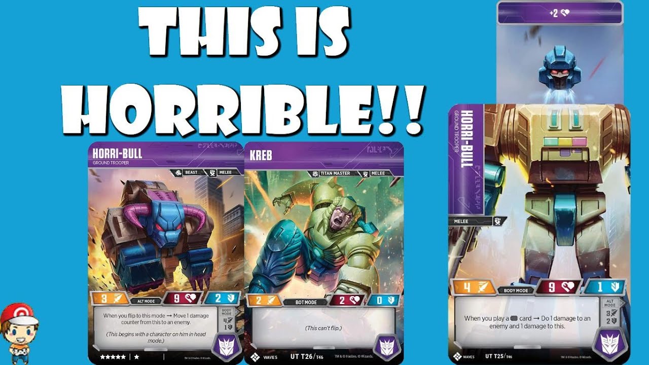 This New Transformers TCG Card is Horrible! (Wave 5)