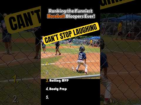Little League Laughs Ranking the Funniest Baseball Moments #shorts #funny