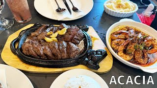 最強ステーキの新店舗ができたセブのレストラン Acacia