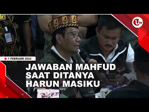 MAHFUD DITANYA SOAL KEBERADAAN BURONAN KPK HARUN MASIKU | U-NEWS