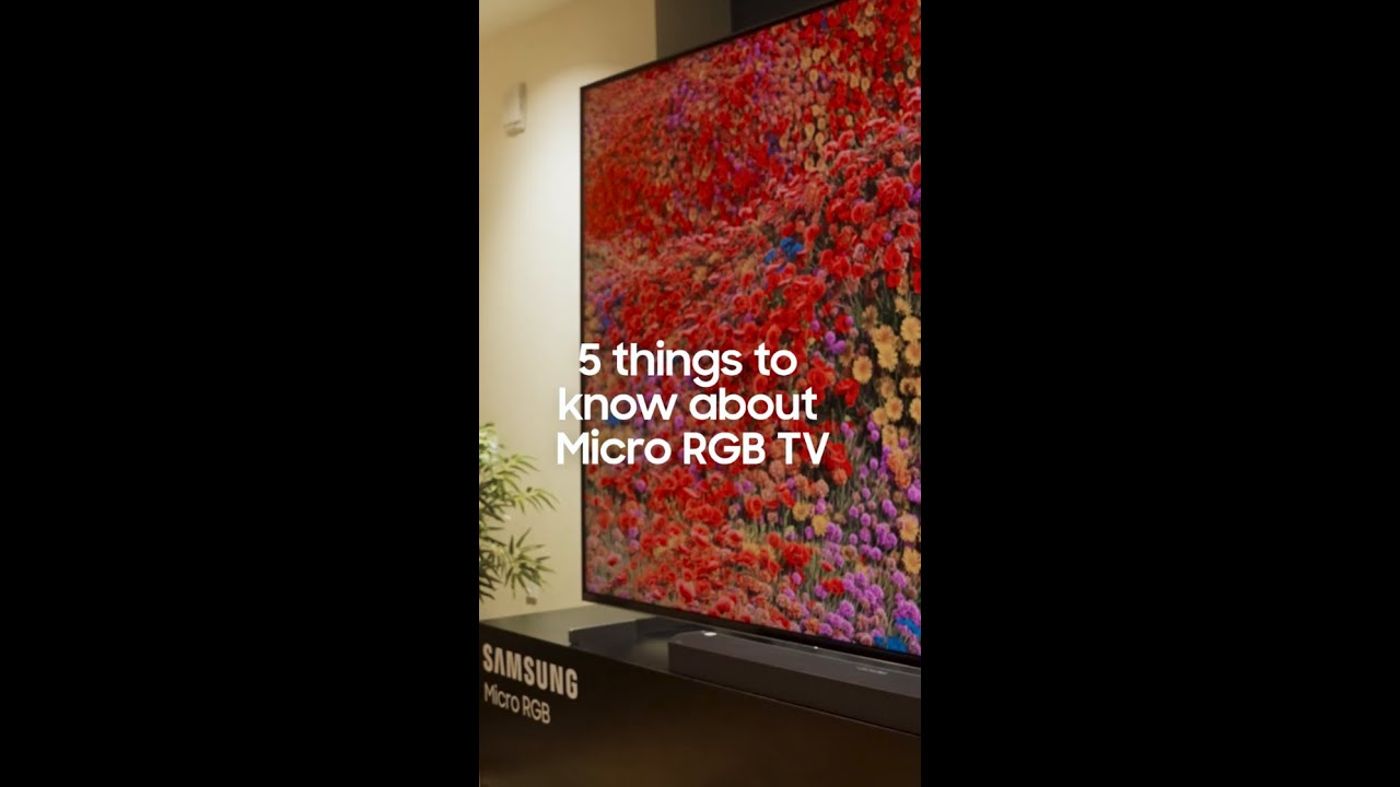 5 Things To Know About Micro RGB TV - YouTube