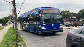 MTA NYCT EXCLUSIVE: 2022 New Flyer XD40 7862 Q54!