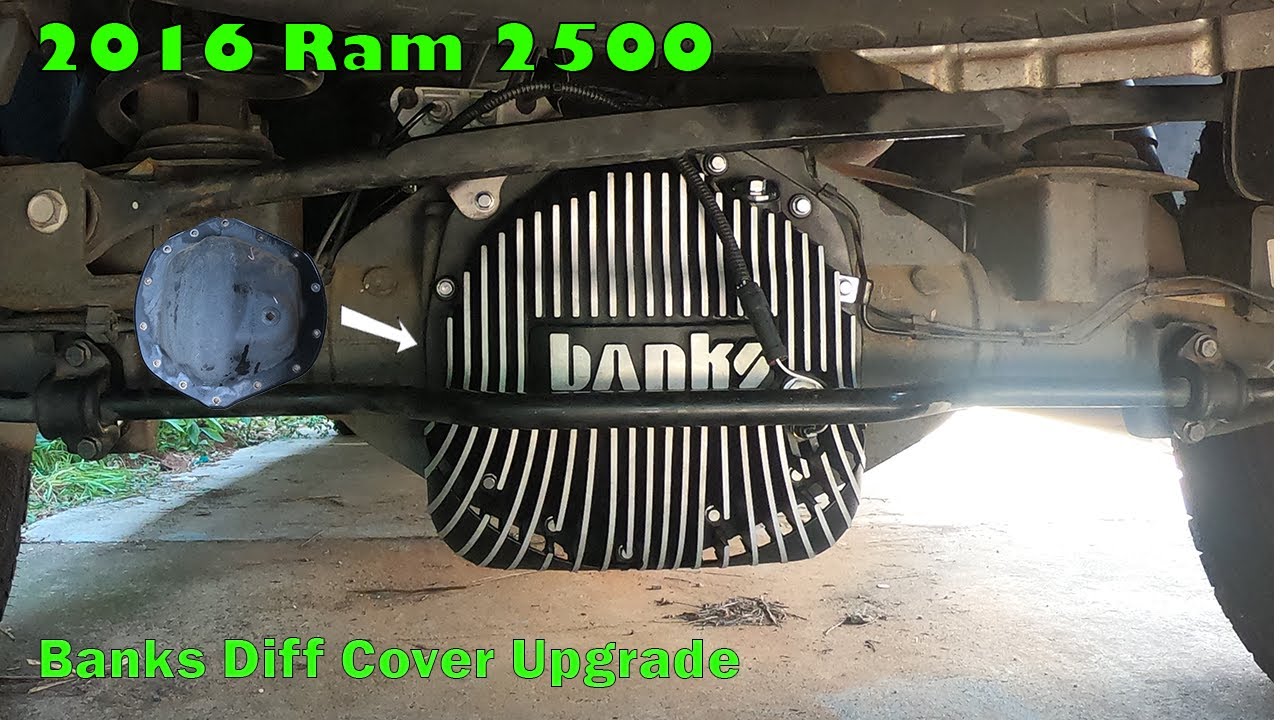2016 Ram 2500 Banks Rear Diff Cover Upgrade With Temp Sensor Install 