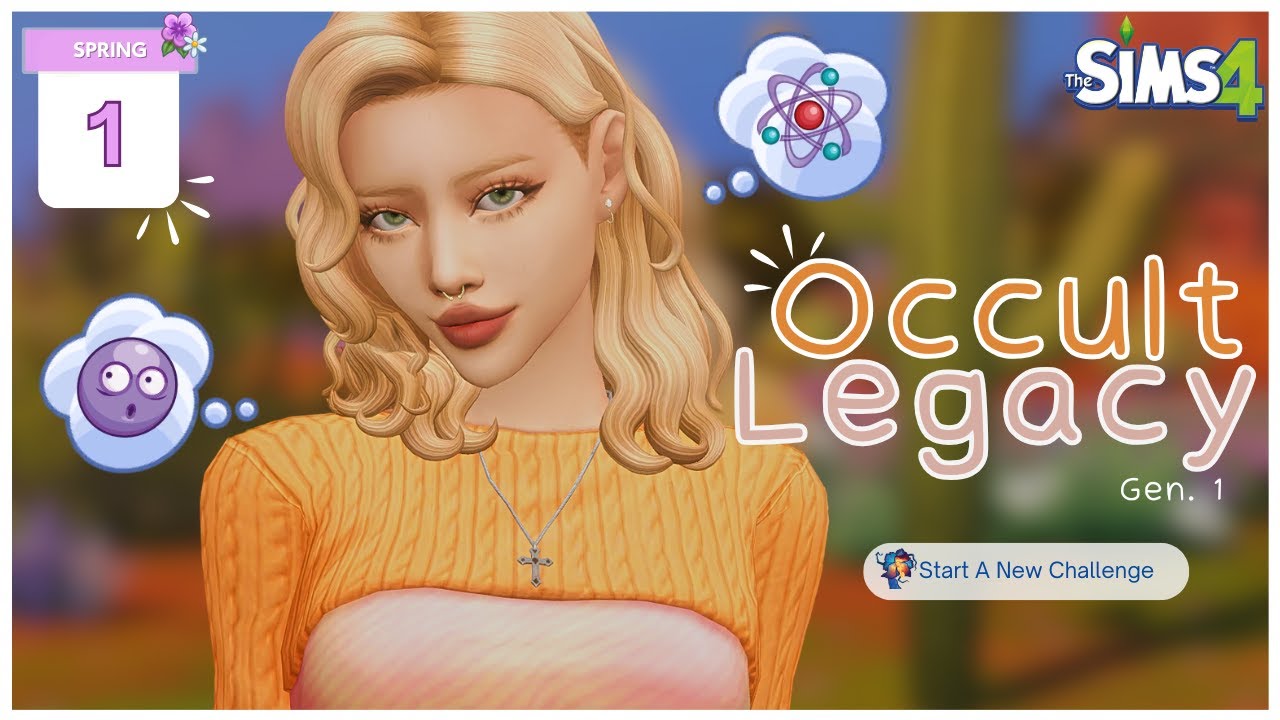 STARTING A NEW LET'S PLAY TOGETHER SERIES! 👽| ep1 | The Occult Legacy Challenge🪐
