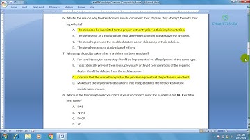 Hardware & Network Service Level 3 COC Questions & Answers Part 4