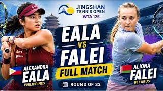 Alexandra Eala vs Aliona Falei  FULL MATCH  Jingshan Open WTA 125 🇵🇭🔥