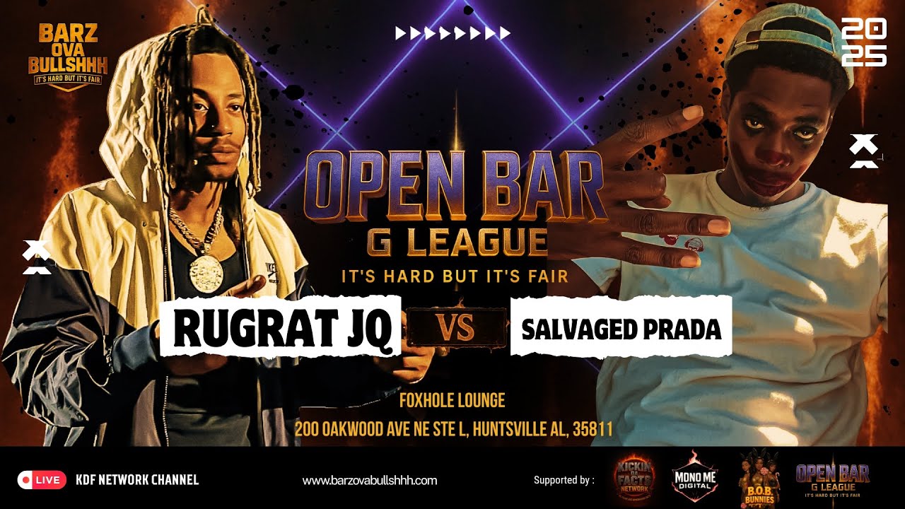 KDF Network x BOB: Открытый бар | Rugrat JQ против Salvaged Prada | Полная битва