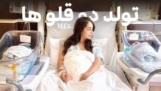 ۲ نوزاد ۱ روز فراموشنشدنی ولاگ واقعی تولد دوقلوها