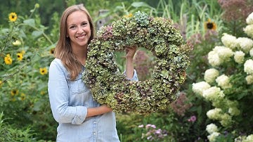 How to Make a Hydrangea Wreath - The EASY Way // Northlawn Flower Farms