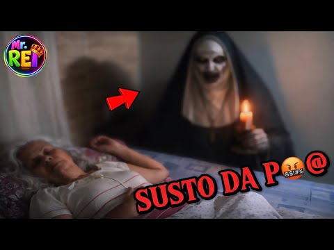 😱 ACORDOU COM UMA FREIRA DO DEMÔNIO 😱😂 “SUSTOS ENGRAÇADOS” | FUNNY HORROR TRY NOT TO LAUGH 