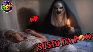Acordou Com Uma Freira Do Demônio Sustos Engraçados Funny Horror Try Not To Laugh