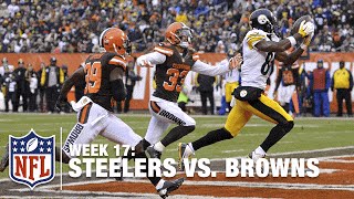 Antonio Brown's 1st-Half Explosion: 10 rec, 150 yards, TD against the Browns! | NFL Highlights