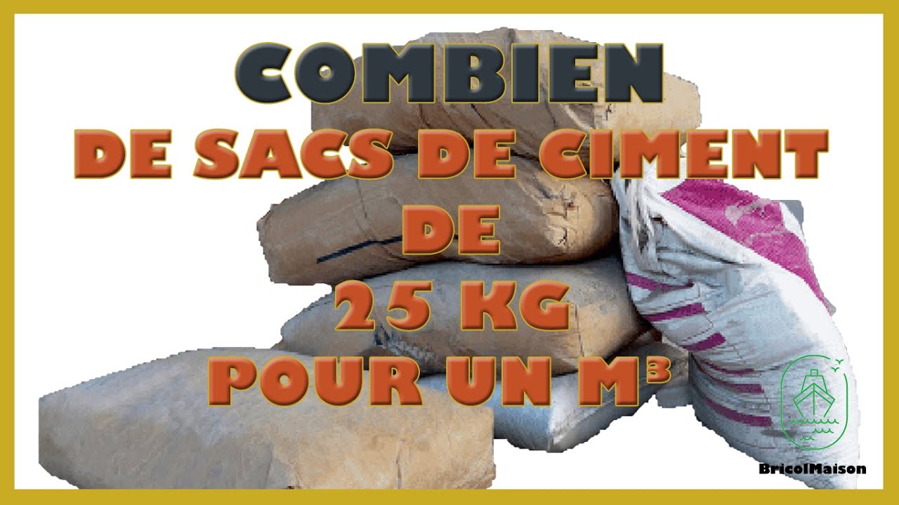 Sac De Ciment Pour 1m3