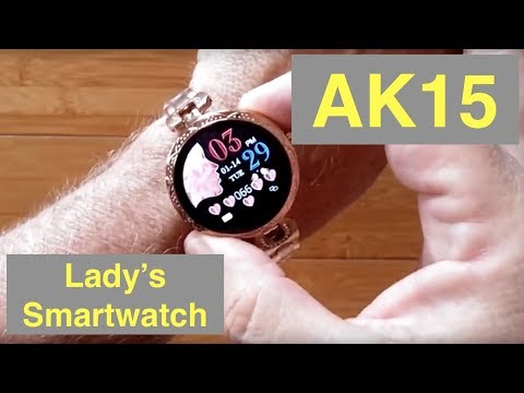 Bakeey AK15 Women's Dress Fashion Fitness/Health Blood Pressure Smartwatch: Unboxing and 1st Look