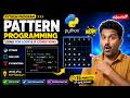 Python Pattern Programs in Telugu | For Loop &amp; If Conditions Explained