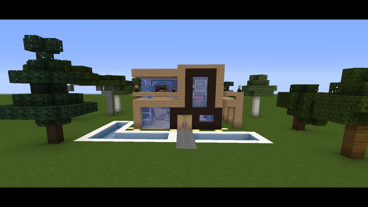 MINECRAFT| Wooden Modern House tour