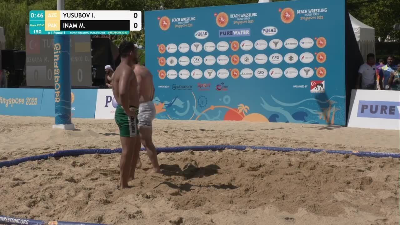 A | Round 3 • Men's BW 90Kg • Ibrahim YUSUBOV (AZE) vs. Muhammad INAM (PAK)