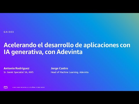 AWS Summit Madrid 2024 - Desarrollo de aplicaciones con IA generativa, con Adevinta (GAI303) Episode cover