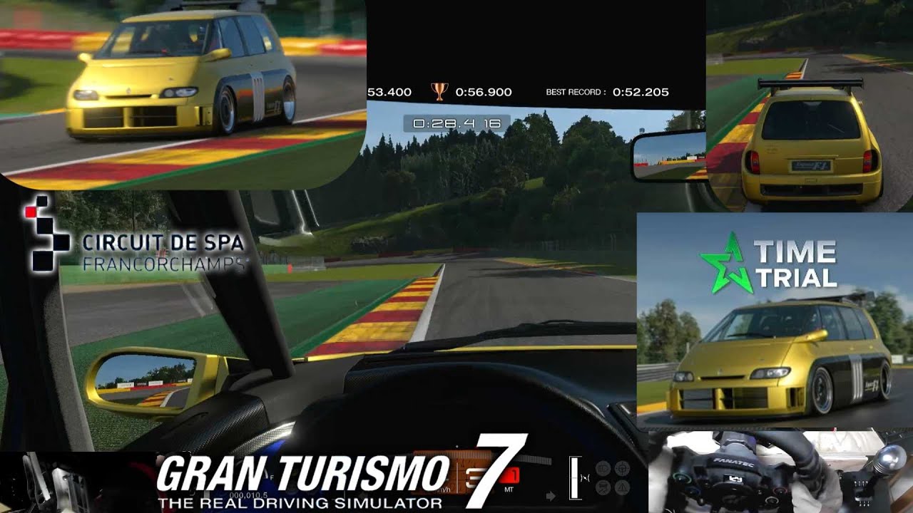 [GT7] スパフランコルシャン / TIME TRAIAL /  Renault Espace F1 ’95