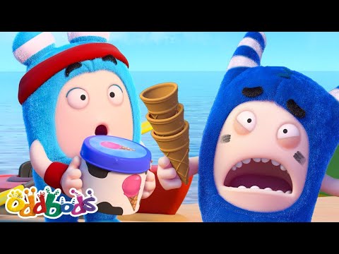A Screwy Sundae Sprint Oddbods Cartoons Funny Cartoons For Kids 