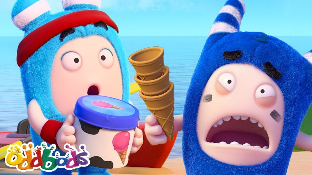 A Screwy Sundae Sprint! 🍨 | Oddbods Cartoons | Funny Cartoons For Kids