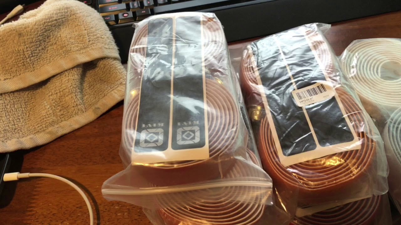 I bought 2 dollar bicycle handlebar tape from China and this is what showed up