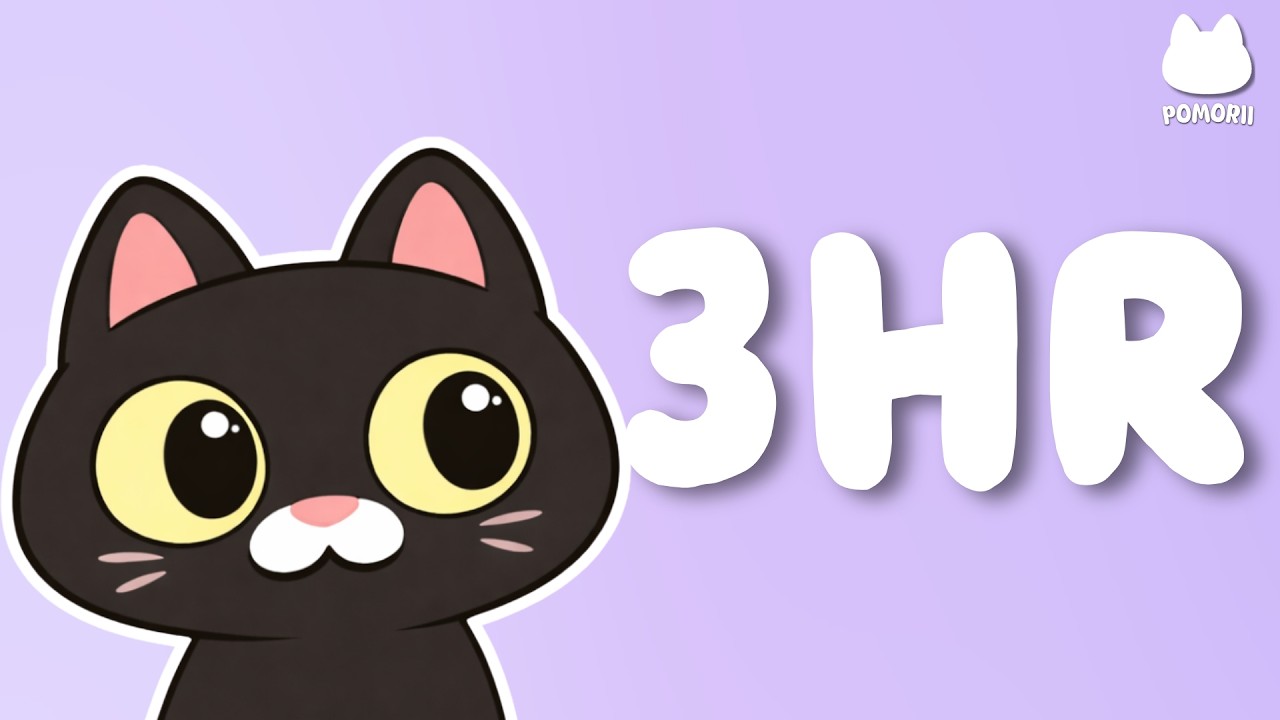 3 Hour Pomorii 🐾 | Lofi Study Session | Focus Room Pomodoro