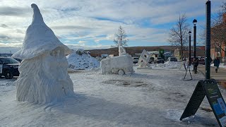 Winterfest 2026 in Rutland, Vermont | Ice Sculptures and Sledding 