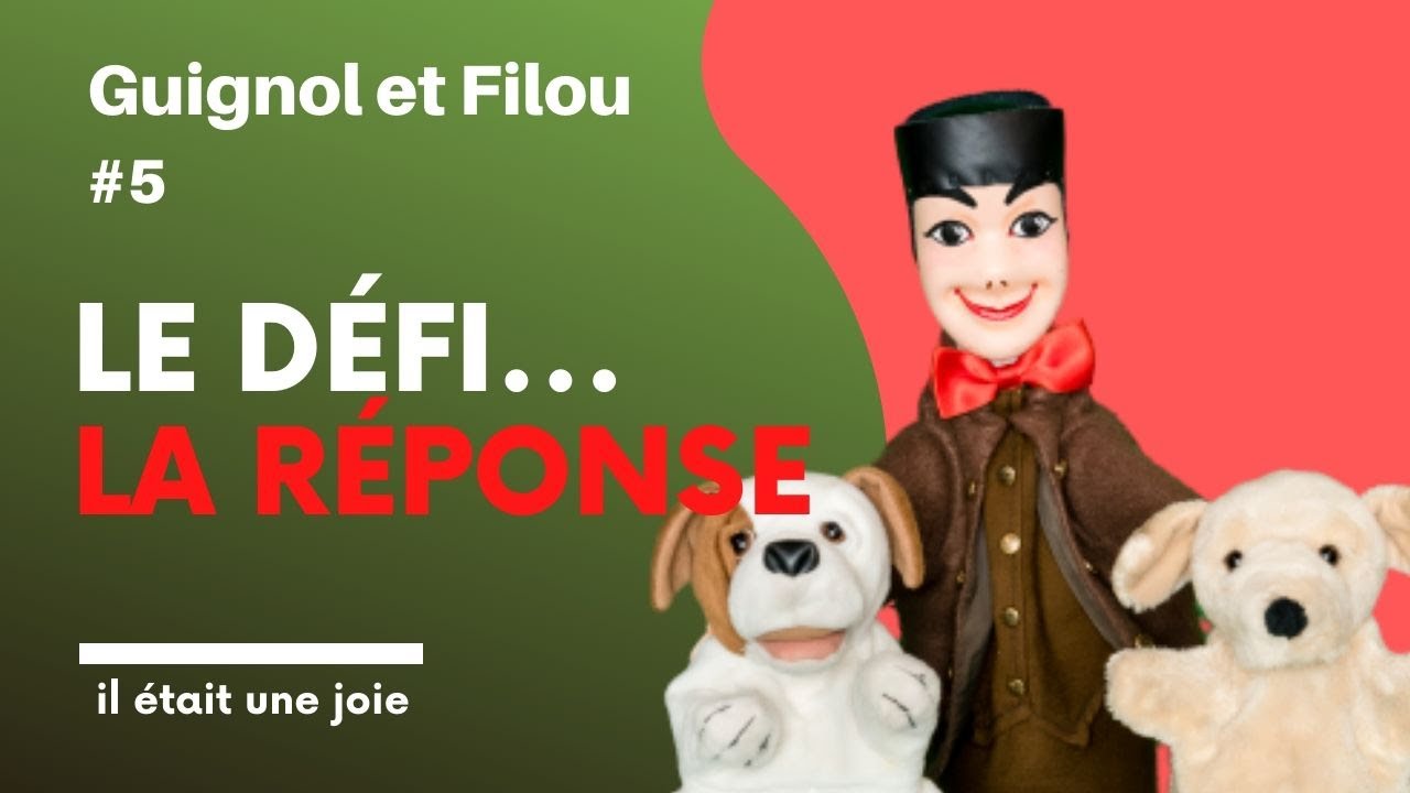 Guignol et Filou admirent vos dessins