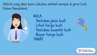 TMK Tahun 6 Algoritma,Pseudokod & Carta Alir TMK Tahun 6 Algoritma,Pseudokod & Carta Alir