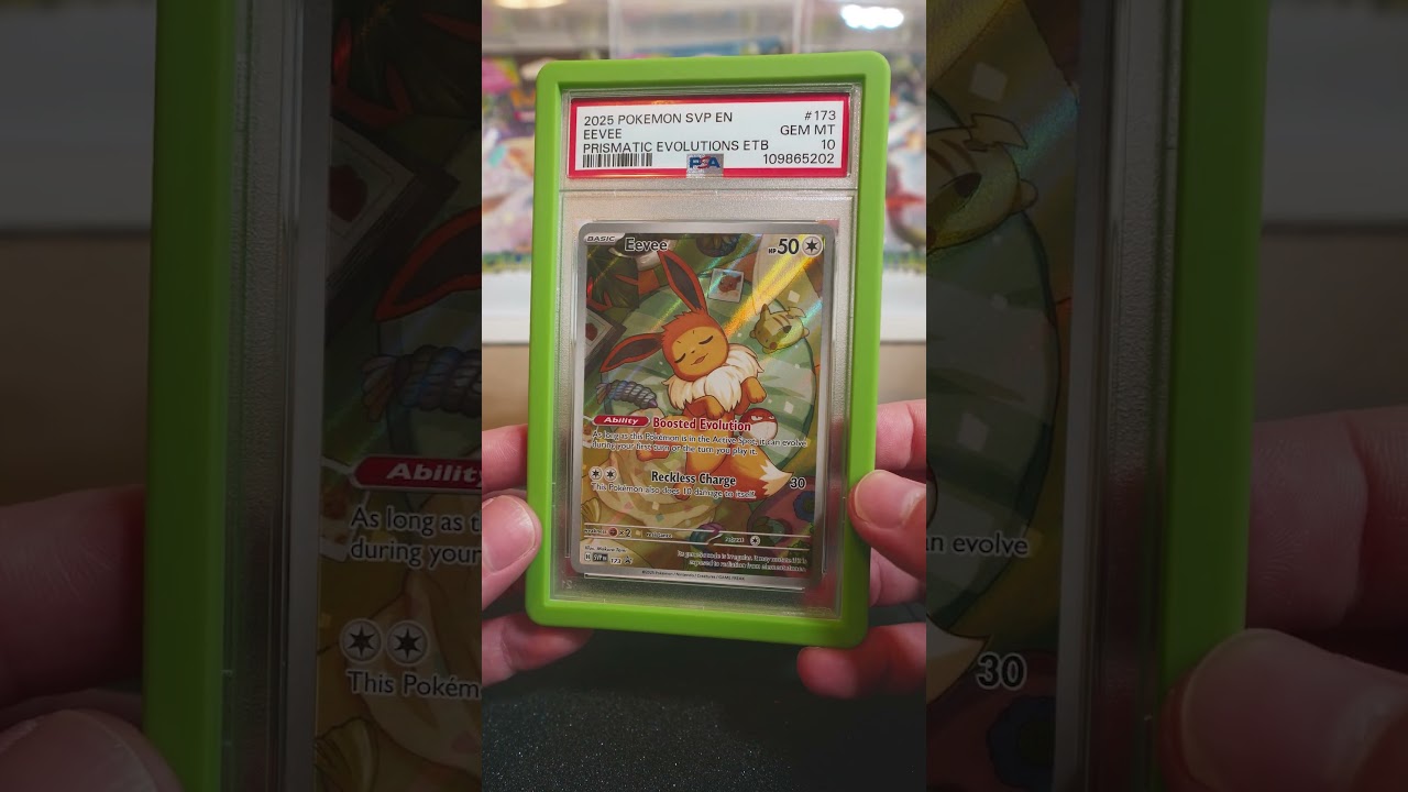 2025 Pokemon Prismatic Evolutions Eevee Promo PSA 10 