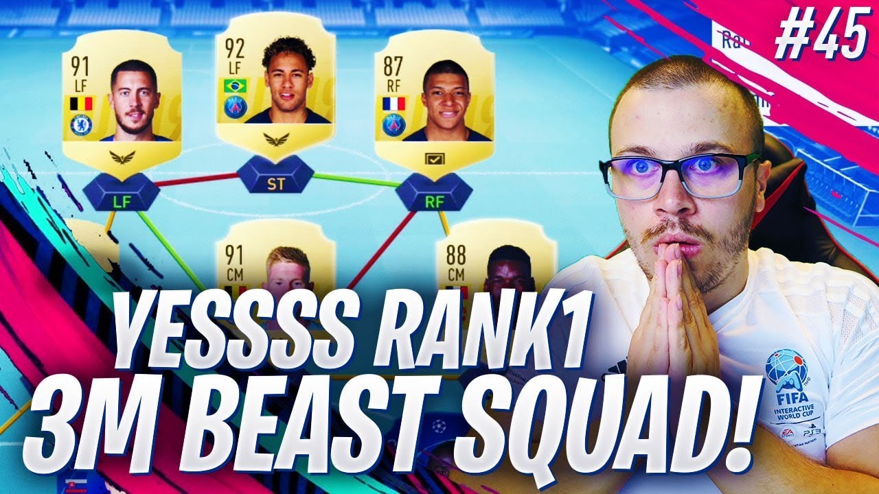 FIFA 19 WINNING RANK 1 REWARDS WITH MY OP 3 MILLION COIN SQUAD in DIVISION RIVALS