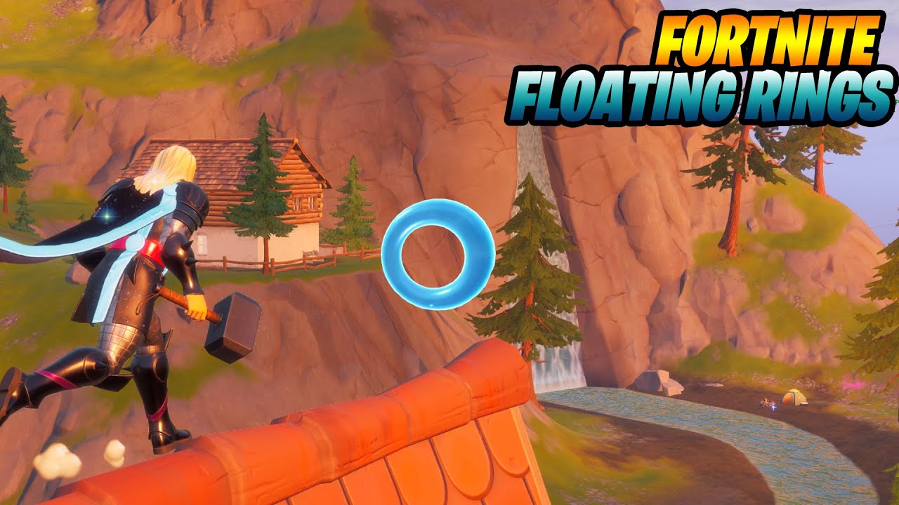 FORTNITE - FLOATING RINGS AT MISTY MEADOWS