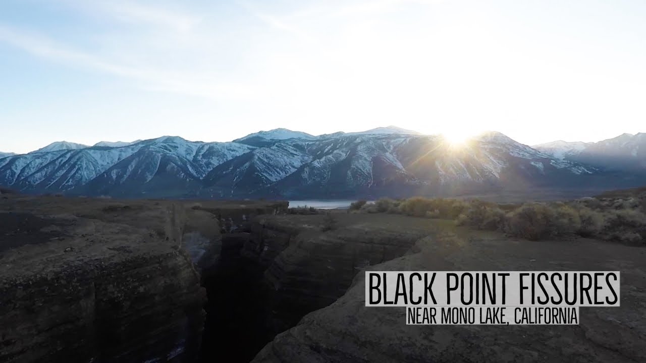Mono Lake Hike - Black Point Fissures
