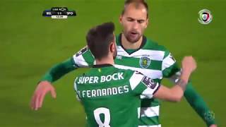 Goal | Golo Bas Dost: Belenenses 1-(1) Sporting (Liga 17/18 #30)