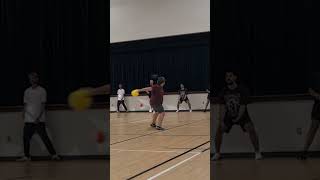 Consistent throws at the 6/16/2026 game #knoxville #dodgeball