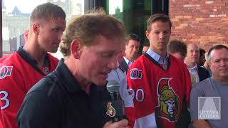 Chiasson arrives in Ottawa
