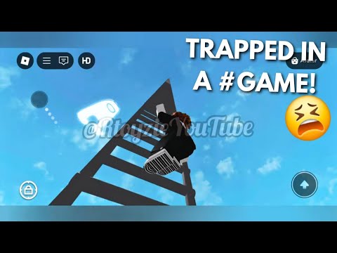 TRAPPED! THIS GAME SAYS YOU CAN'T LEAVE IN ROBLOX YOU CAN'T LEAVE THIS ...
