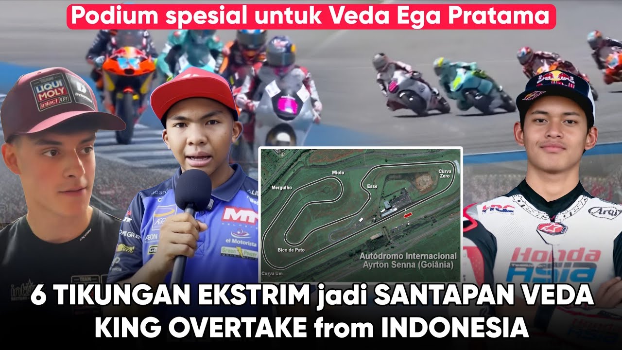 KING of OVERTAKE! 6 Tikungan EKSTRIM di Brasil Jadi Favorit Veda: Semua Rival Was2 Kebangkitan Veda