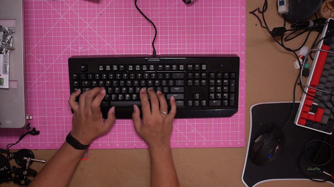 Razer Blackwidow 2010 - Cherry MX Blue Typing Test