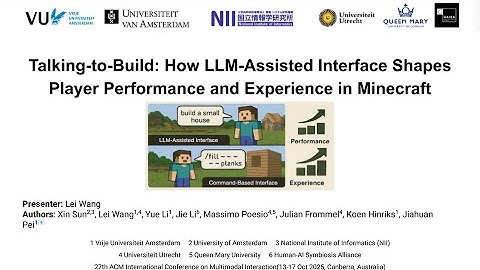Talking-to-Build: How LLM-Assisted Interface Shapes Player Performance and Experience in Minecraft