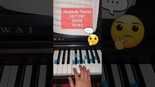 Want to play Jeopardy? 🤑 #shorts #piano #game @shel1018 Like,Share and Subscribe