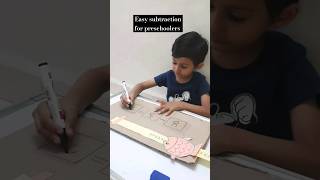 Easy subtraction for preschoolers #subtraction #maths  #preschool
