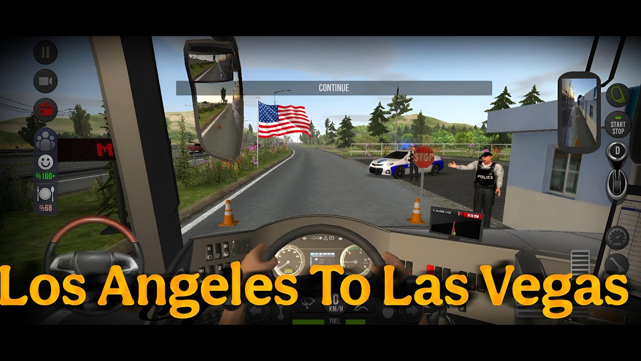 Epic Los Angeles to Las Vegas Road Trip! | Bus Simulator: Ultimate Gameplay #1